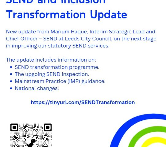 SEND and Inclusion Transformation Update