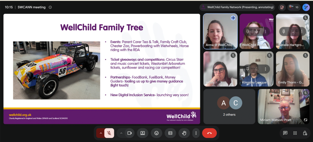 South West CANN September Meeting Recap: Connecting with WellChild and Regional Partners